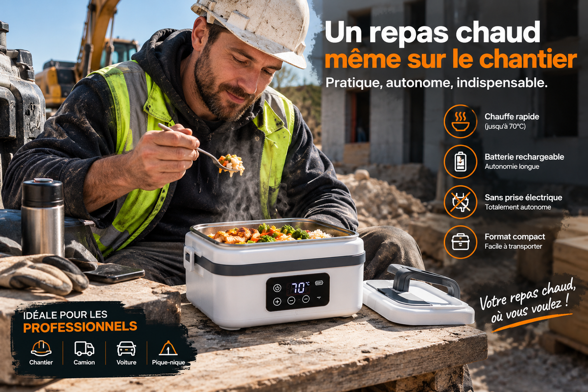 Une lunch box qui chauffe toute seule, où que vous soyez